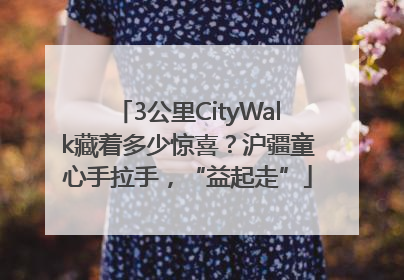 3公里CityWalk藏着多少惊喜？沪疆童心手拉手，“益起走”