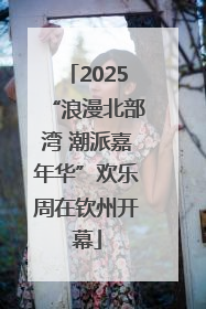 2025“浪漫北部湾 潮派嘉年华”欢乐周在钦州开幕