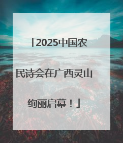2025中国农民诗会在广西灵山绚丽启幕！