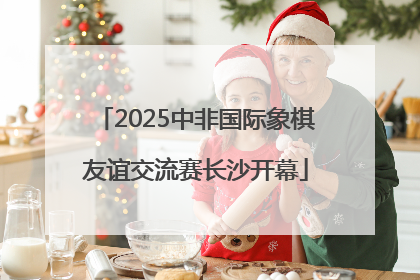 2025中非国际象棋友谊交流赛长沙开幕